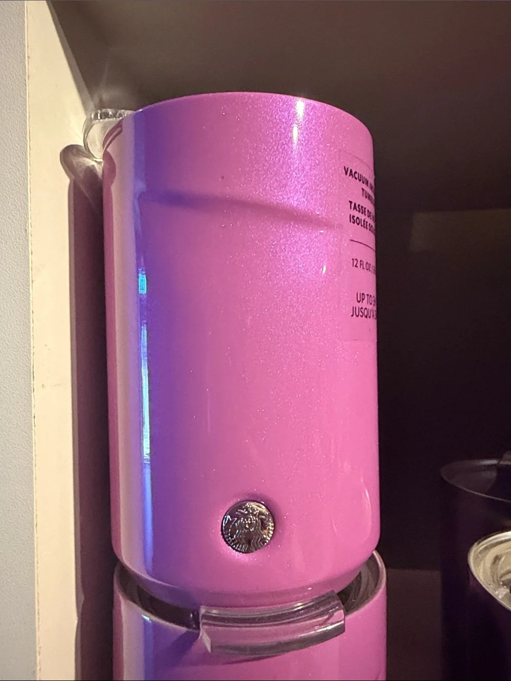 Starbucks Sparkling Pink Insulated Tumbler - Shimmer Finish